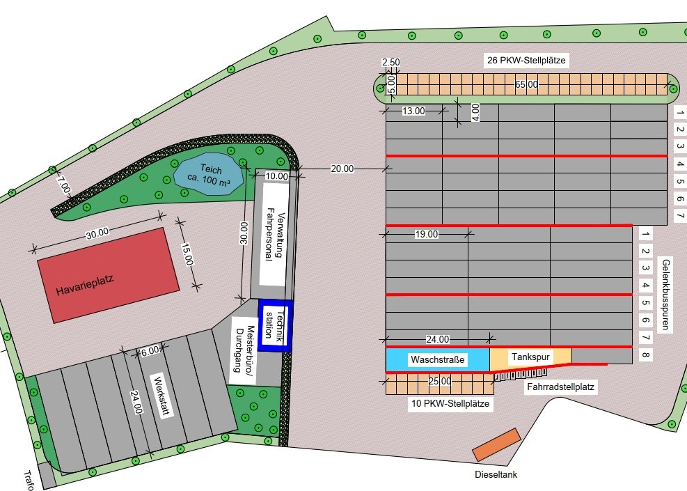 General planning of the e-bus depot in Schweinfurt is commissioned