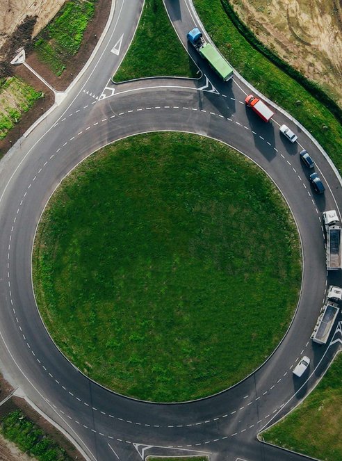 Straßenplanung Kreisverkehr Lauf a.d. Pegnitz