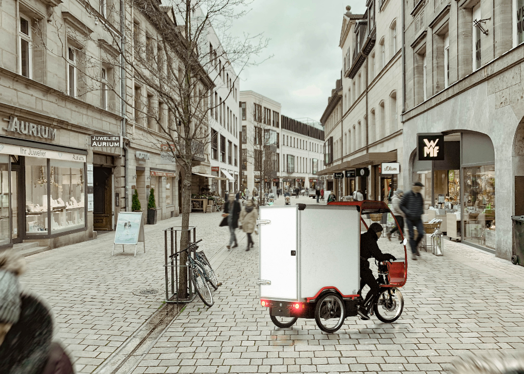 Commercial transport concept for the city of Fürth