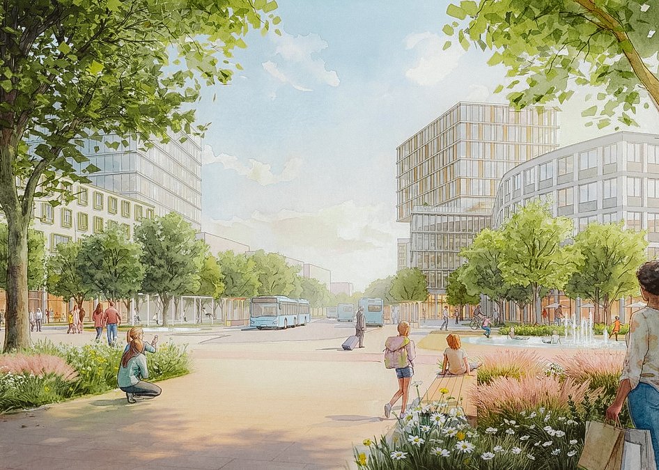 Towards a longer pedestrian zone: Wolfsburg’s Nordkopf is becoming (slightly) car-free